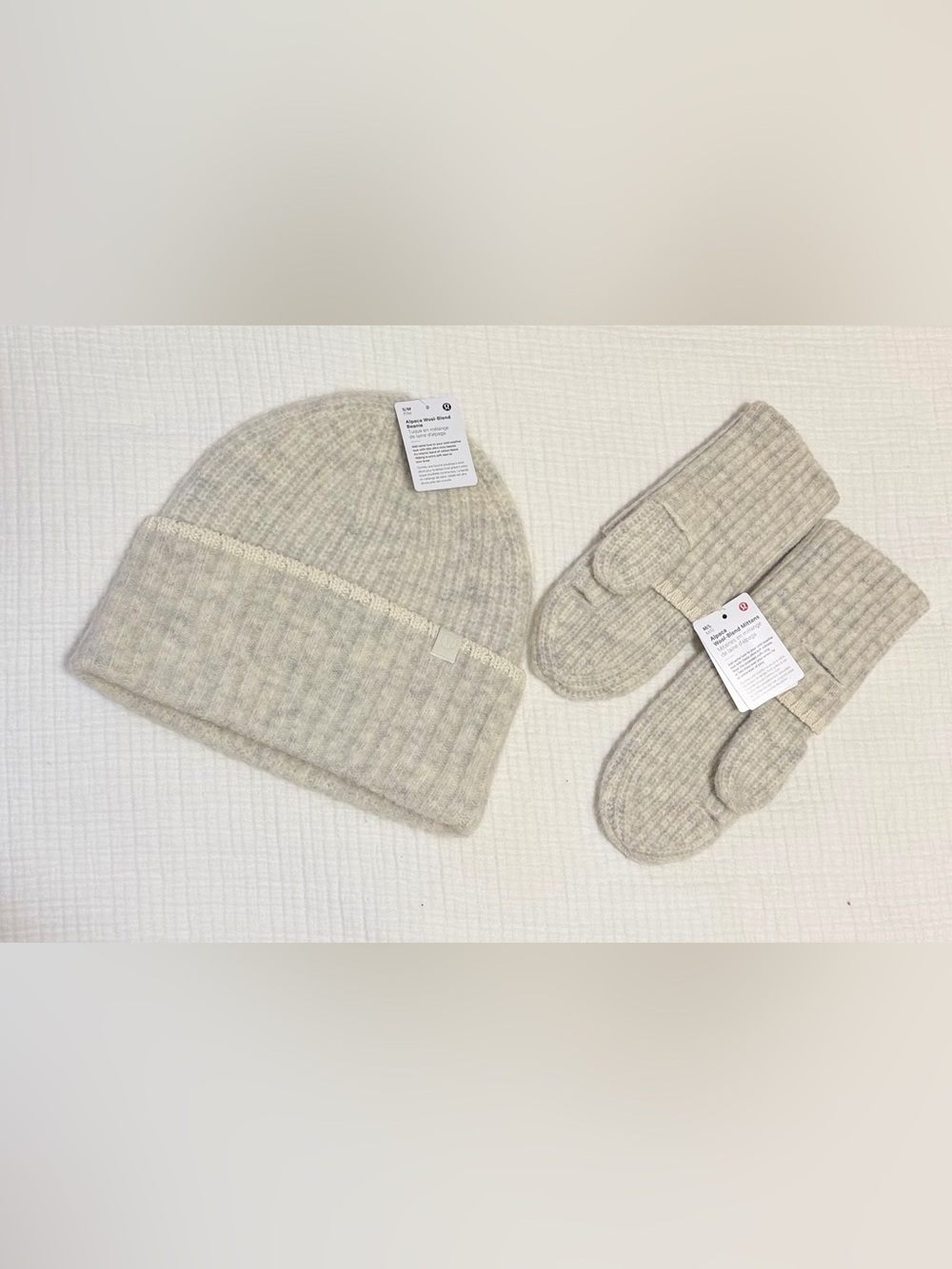 Lululemon Alpaca Wool-Blend Beanie & Mittens Set – NWT